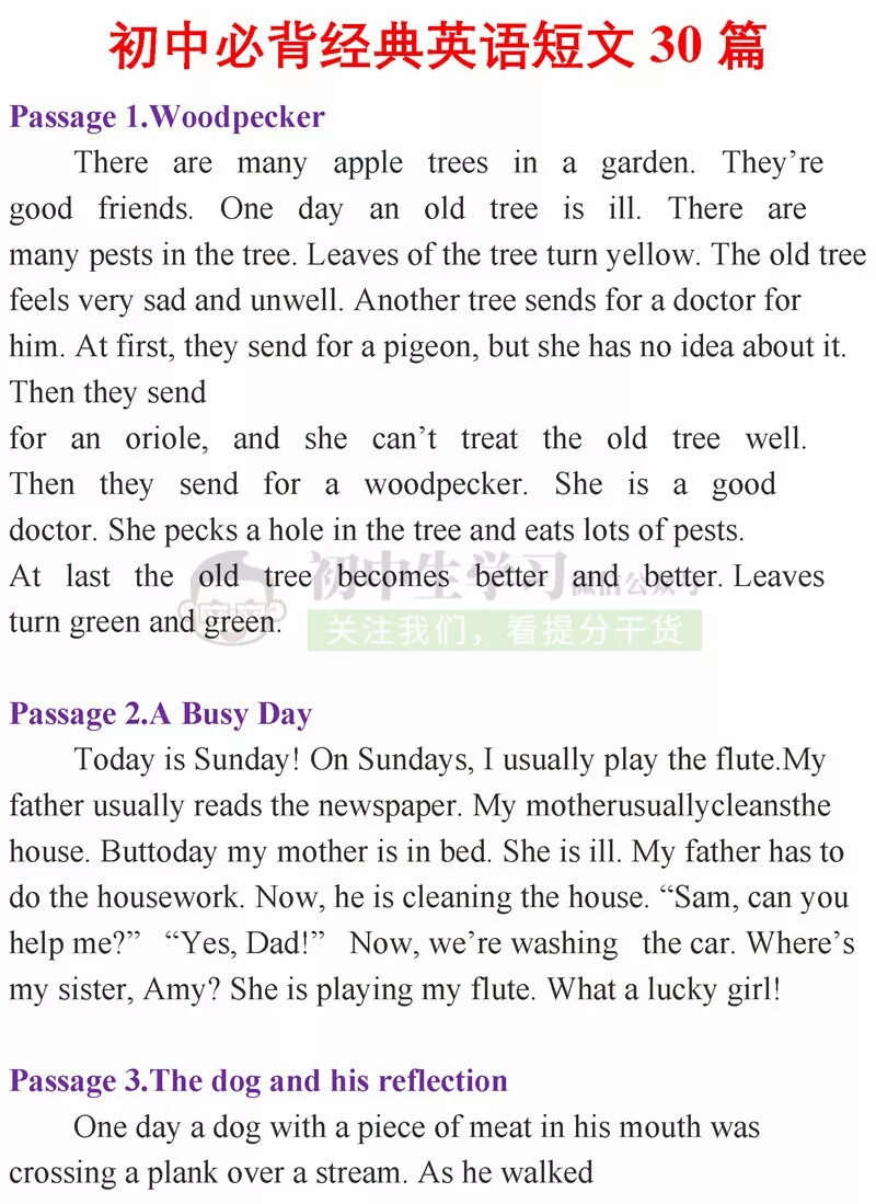 200个句子搞定初中英语1600单词,初中英语必背1600个单词