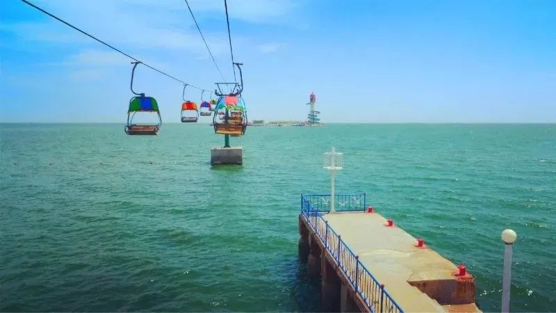 马尔代夫的蓝天绿树水清沙白,北京周边绝美海滩