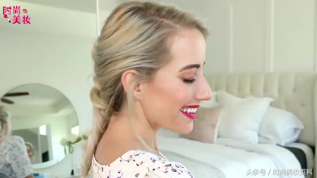 鱼尾辫教程短头发,鱼尾辫马尾发型步骤