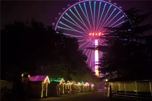终于等到了！每年只有一个半月的摩天轮夜游开启！快快约起来！