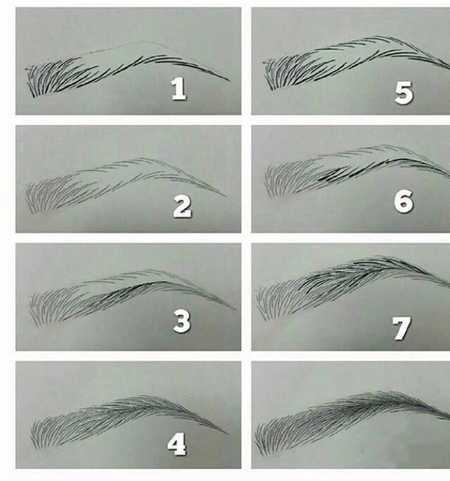 男士眉笔画眉毛教程,零基础画眉毛教程新手