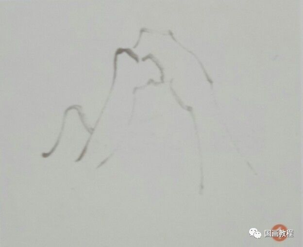 山石画技法,大师黎雄才教你如何画山石