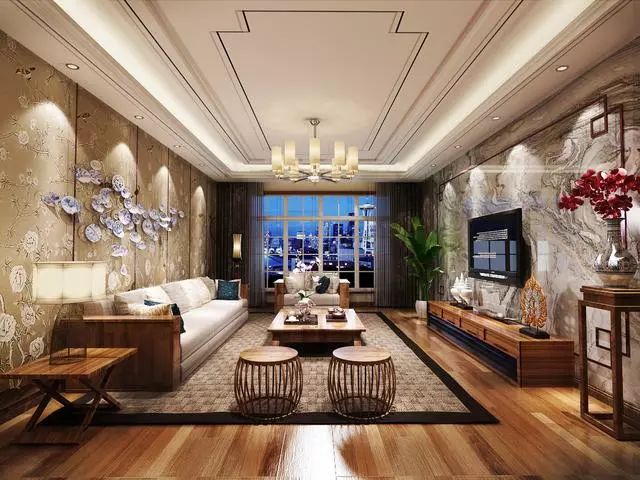 60平米小户型装修新中式风格的,88平米新风格装修