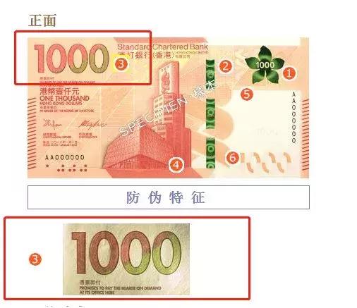中国银行港币500怎么查真伪,2010年港币1000怎么查真伪