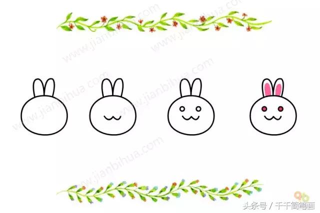 简笔画小动物头像,最简单的简笔画动物头像