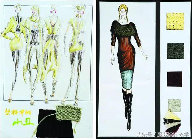服装画画基础入门教学,怎样学服装画手绘图