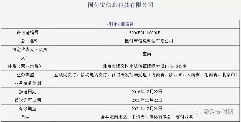 “好孩子”国付宝,为何成为2018年支付机构罚单之最?