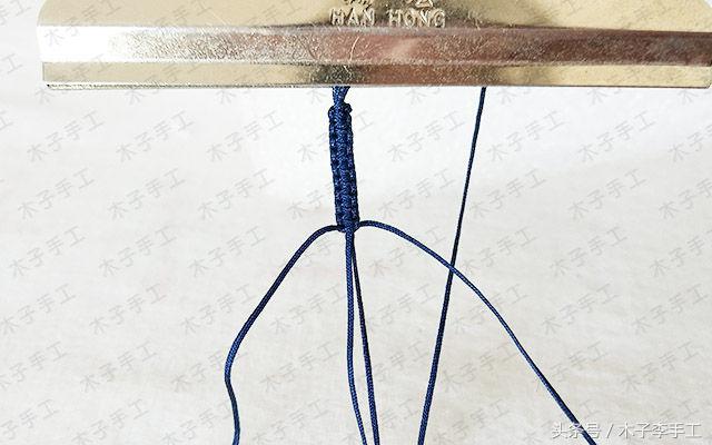 项链绳编法收尾打结扣,项链绳扣怎么系