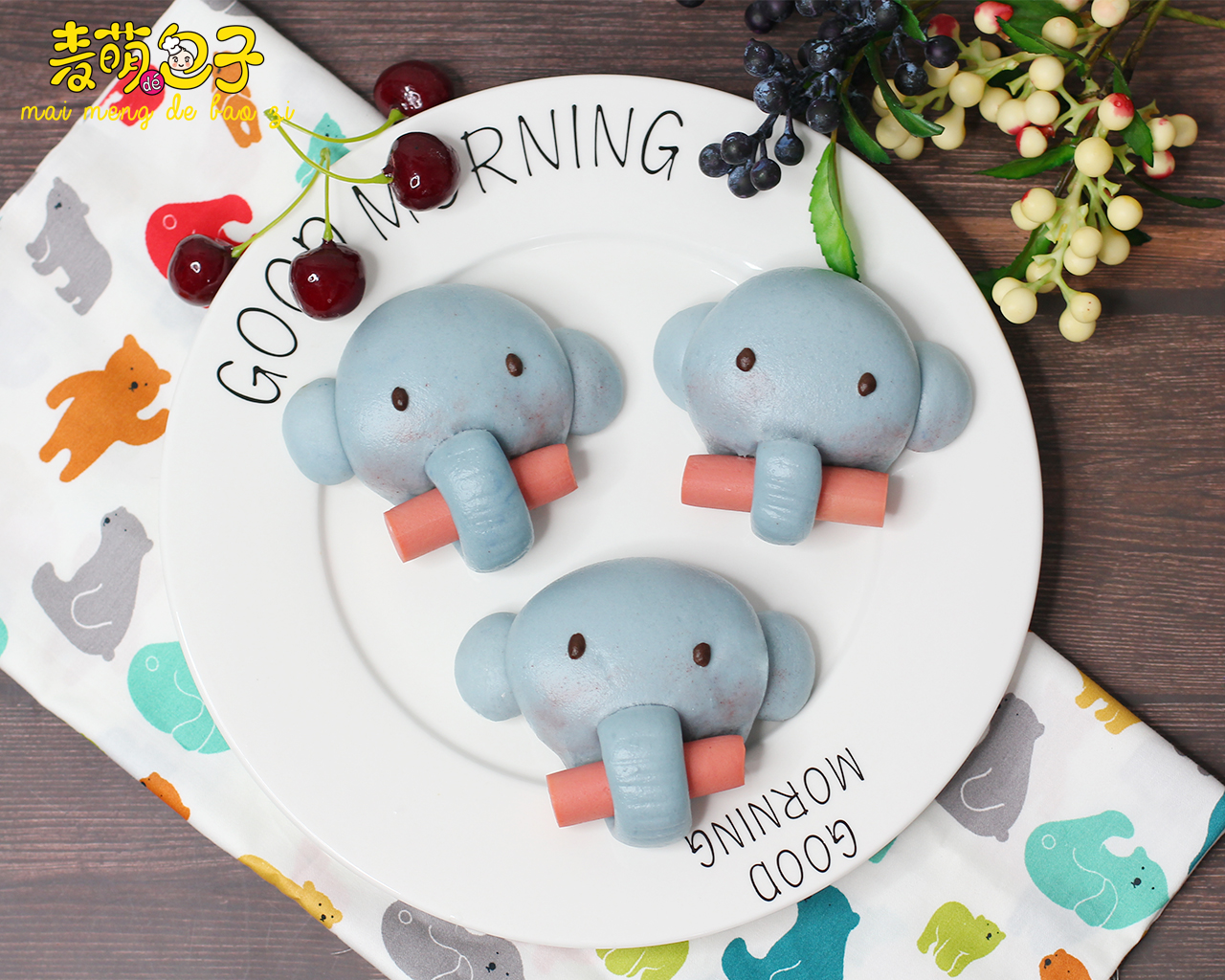 动物卡通馒头制作教程,卡通馒头造型和做法