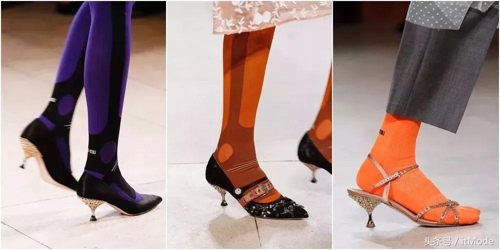 优雅又舒服的猫跟鞋,春天流行的猫跟鞋