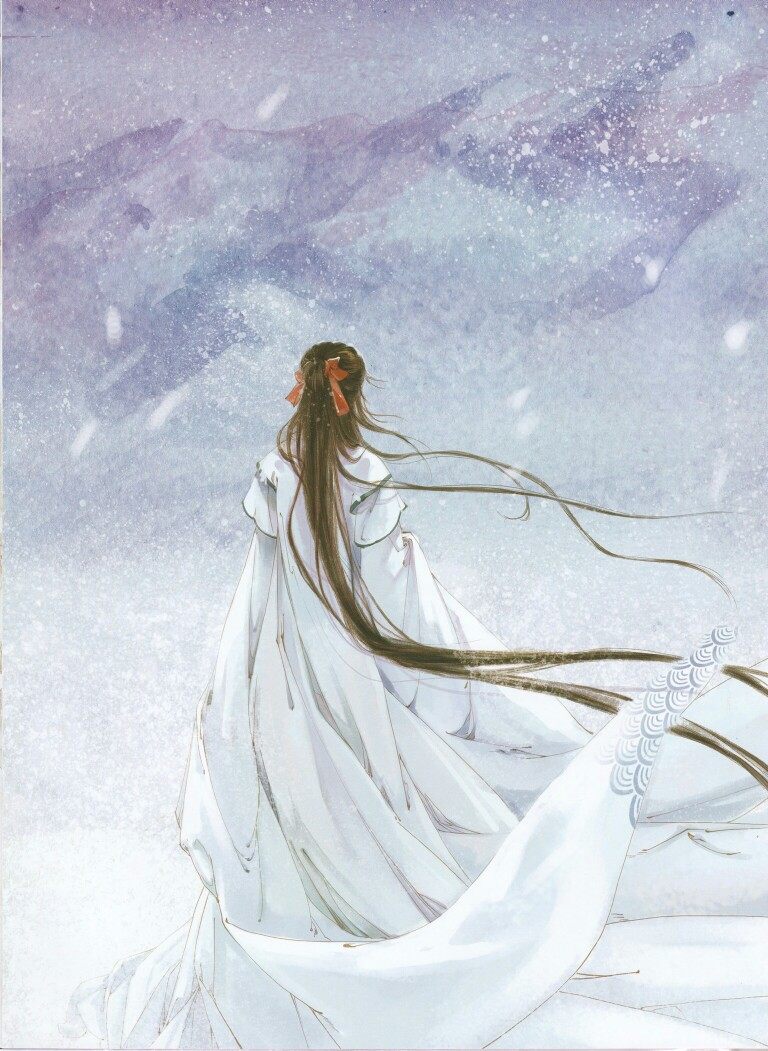 十二星座相对应的手绘白衣女子，各个仙气十足，金牛座是第一美人