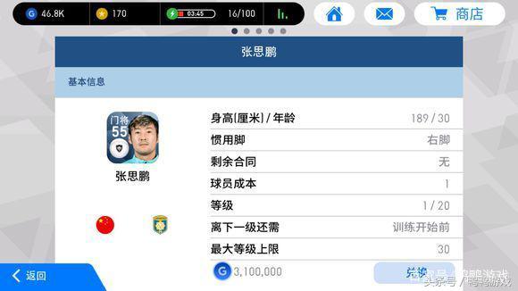 实况足球中国球员阵容,实况足球中国球员图片