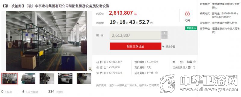 中宇卫浴被谁收购了吗,中宇卫浴被哪家公司收购