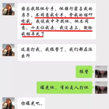 男子*杀虐**女友小猫逼其复合当晚被人肉遭打至骨折