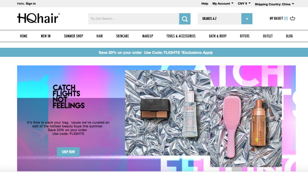 get美妆博主,海外直邮美妆网站