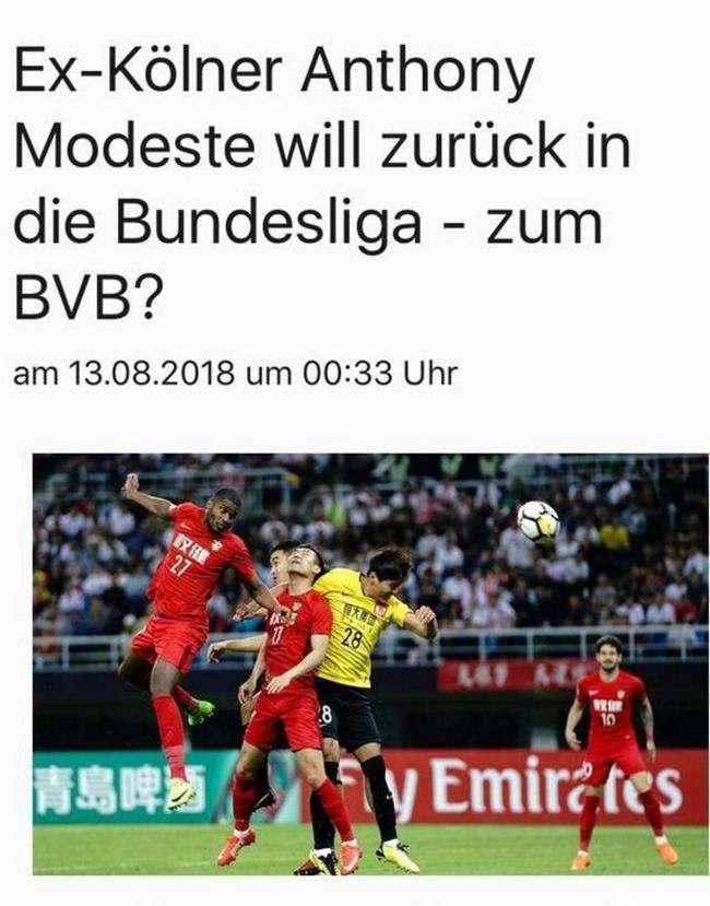 天津权健阵容莫德斯特,莫德斯特转会北京