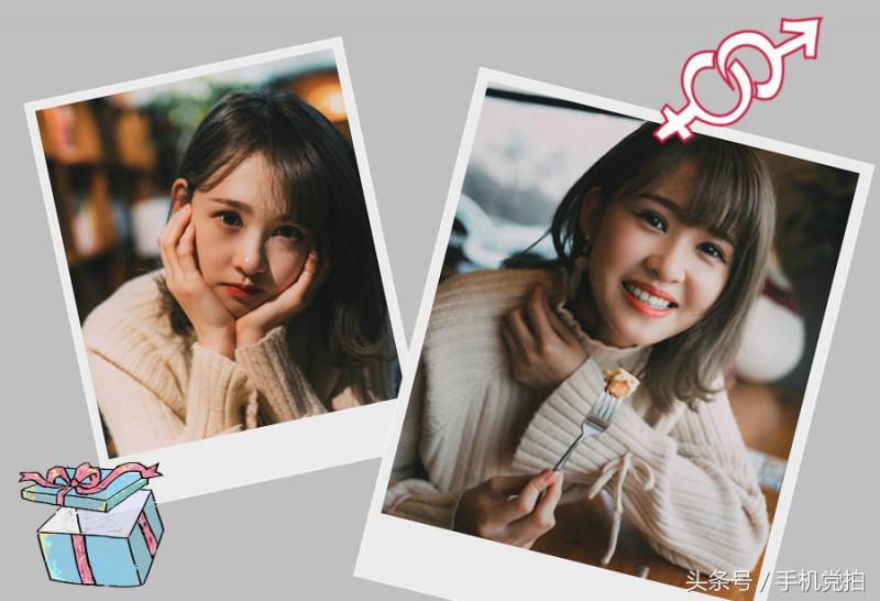 生活照片模板p图,黑白写真照修图