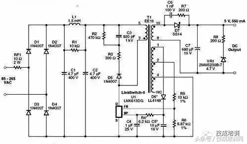 最简单的电路图怎么看懂得最快,经典电路图解析