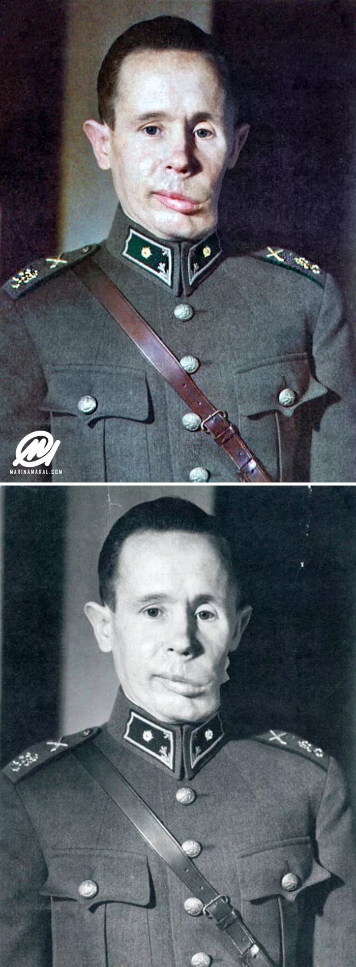 毫无ps痕迹的珍贵老照片,彩照变黑白老照片