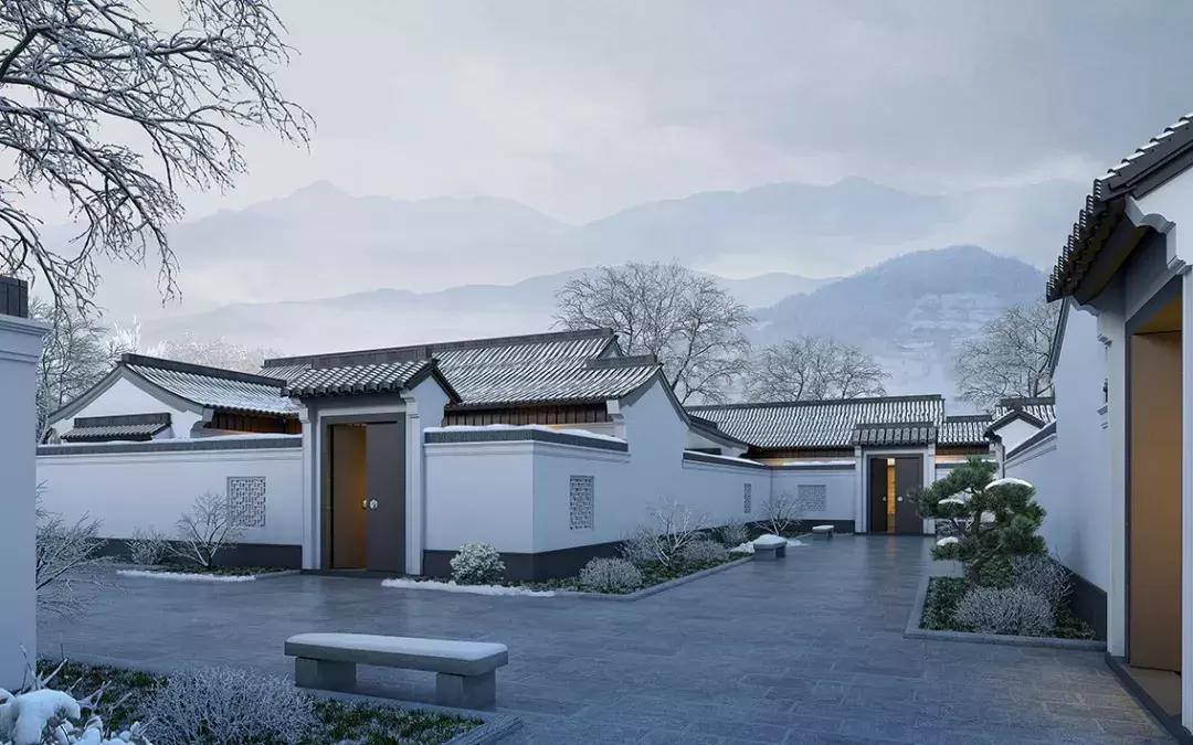 安吉桃花源别墅绿城,安吉绿城桃花源中式合院