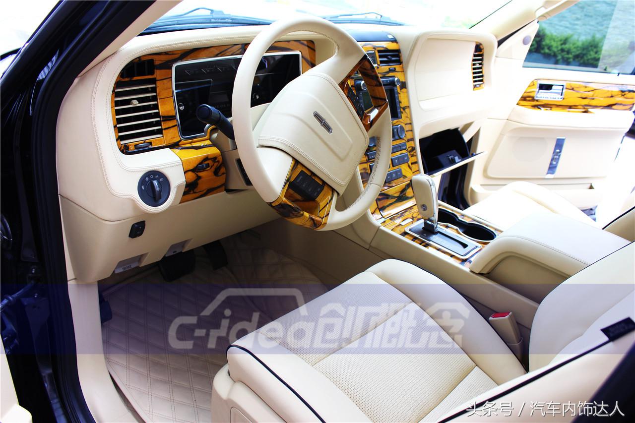 林肯领航员不加长第三排内饰,非凡领袖风范