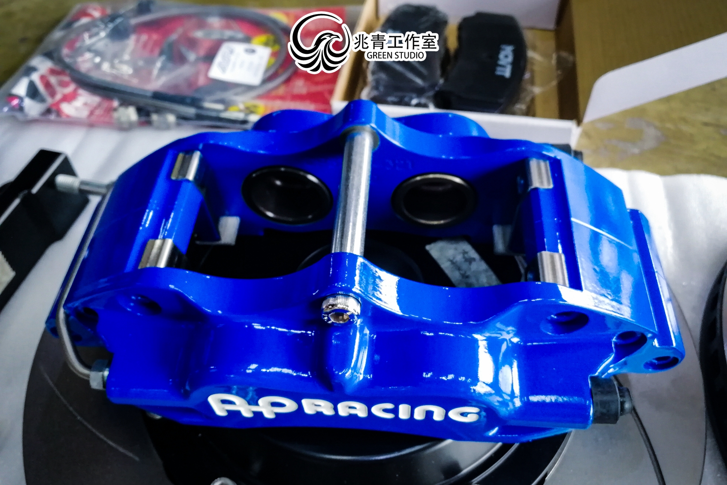 6代高尔夫改刹车案例,高尔夫六更换七代轮毂