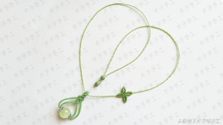 素圈米奇项链编织教程,项链编织教程慢动作