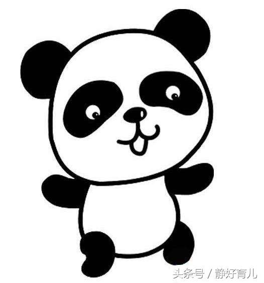 2022年冬奥会吉祥物简笔画熊猫,可爱的熊猫简笔画可打印