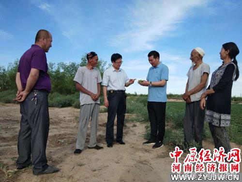 为了哈密瓜更香甜——记河南省供销社援疆干部李军