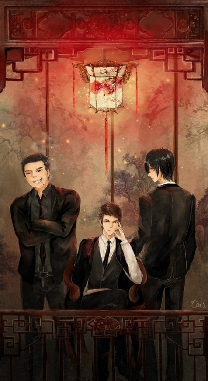 盗墓笔记水彩插画图片,盗墓笔记竹子壁纸