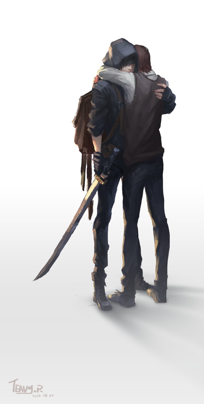 盗墓笔记水彩插画图片,盗墓笔记竹子壁纸