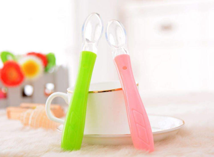 硅胶辅食勺,宝宝辅食6个月硅胶软勺