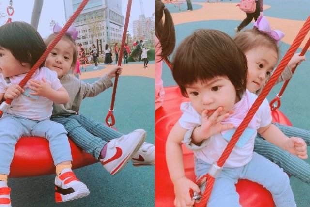 咘咘和波妞送妈妈礼物,波妞和咘咘同款乳名