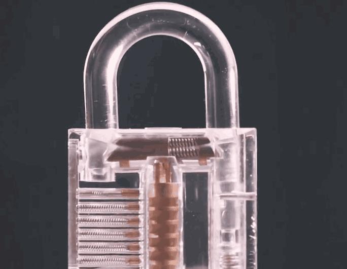 透明挂锁,透明的挂锁