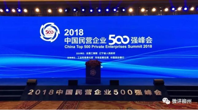 柳州50强民企,柳州市全国500强企业