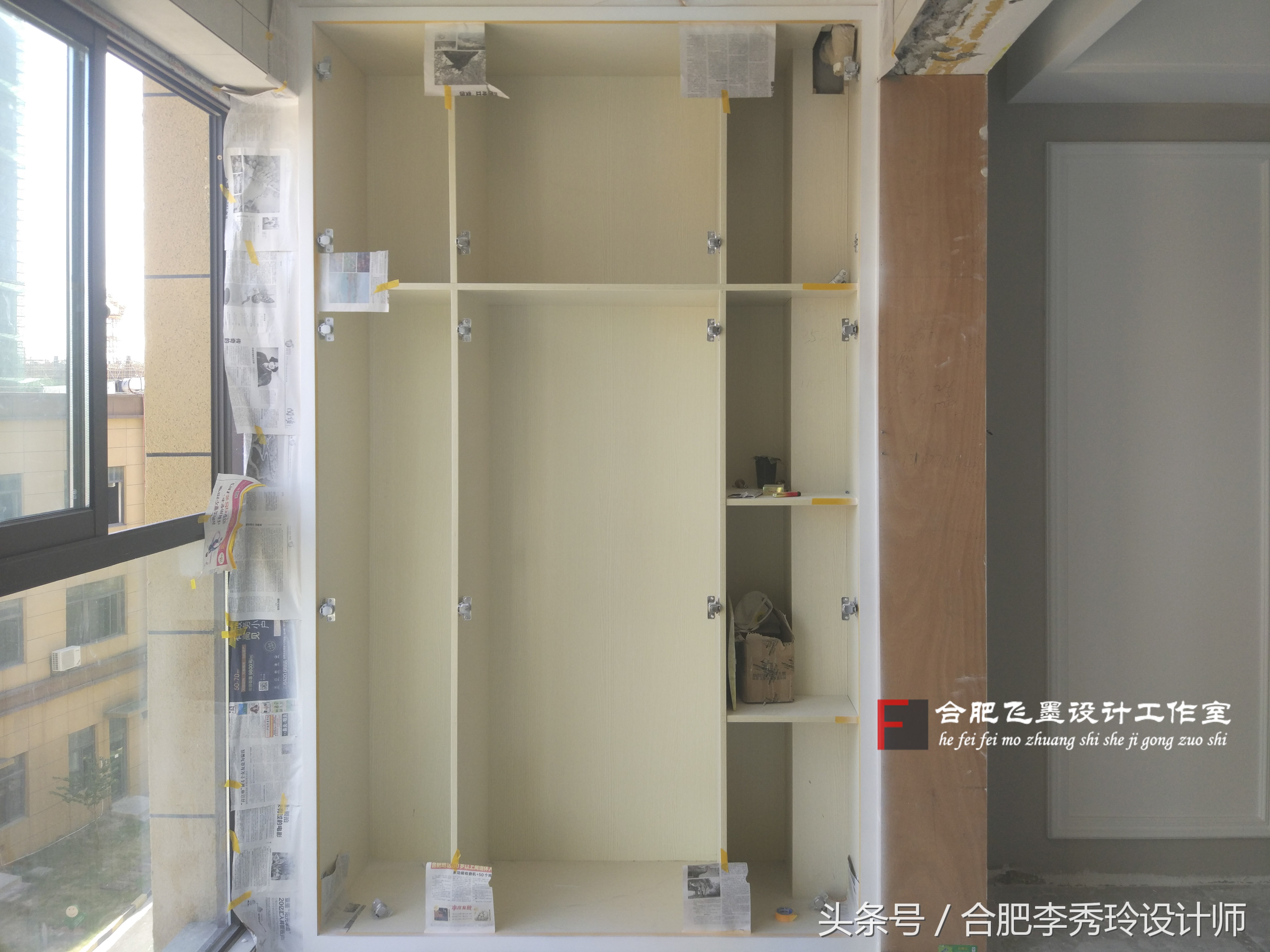 柜子上的小零件，装修时不重视，柜门准松动脱落，还得找木工重装