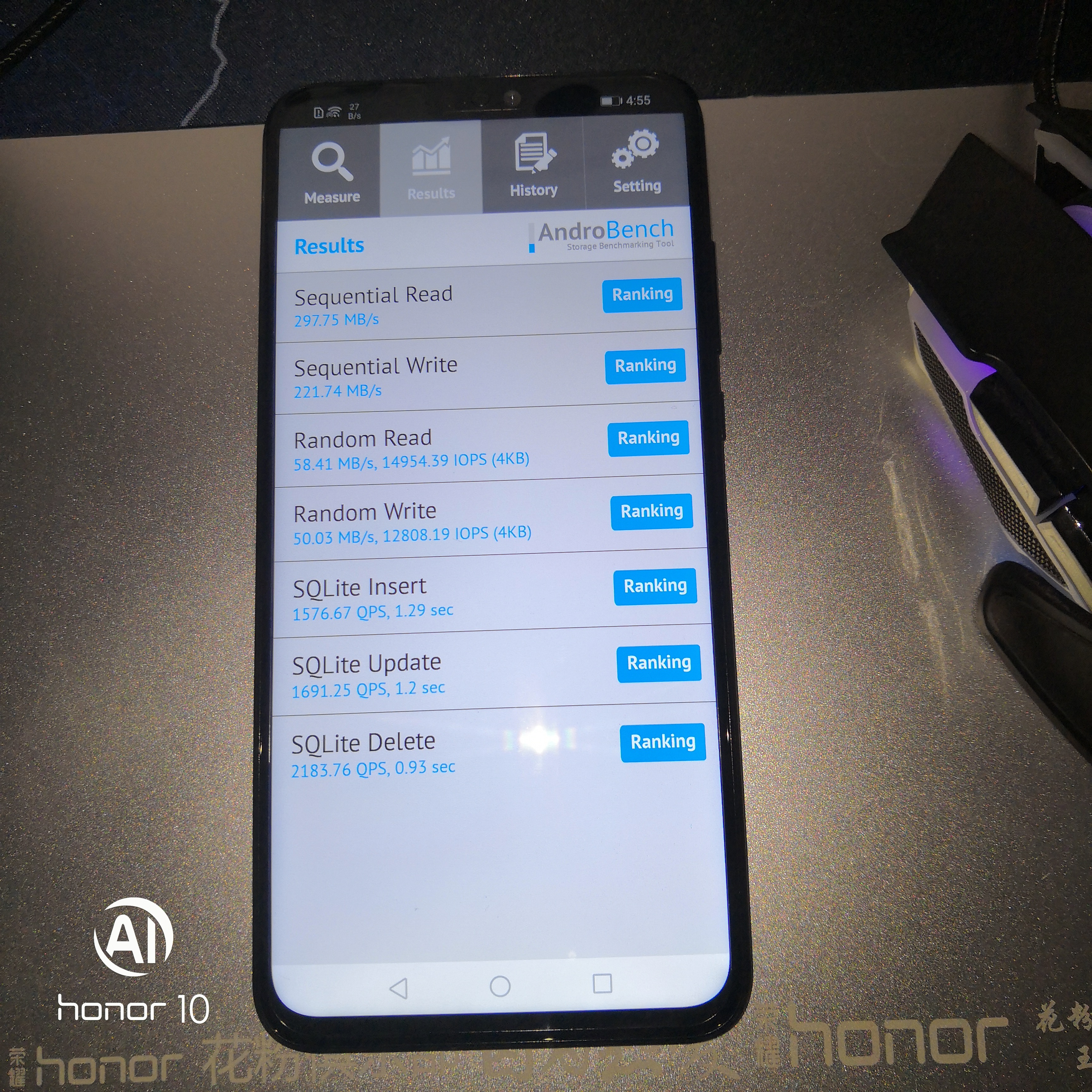 荣耀8x的安兔兔跑分视频,鲁大师荣耀8x跑分