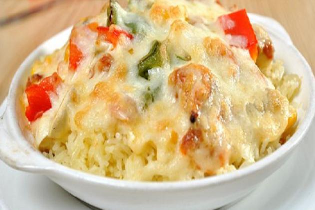 西餐芝士海鲜焗饭,芝士焗饭的最佳做法