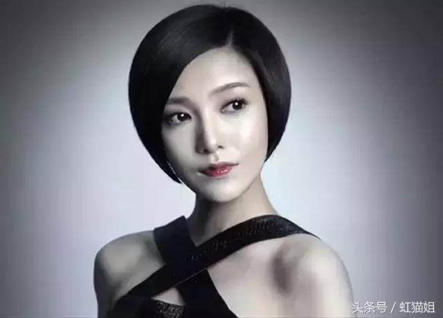 适合圆脸显年轻的齐刘海造型,剪个刘海换个人发朋友圈