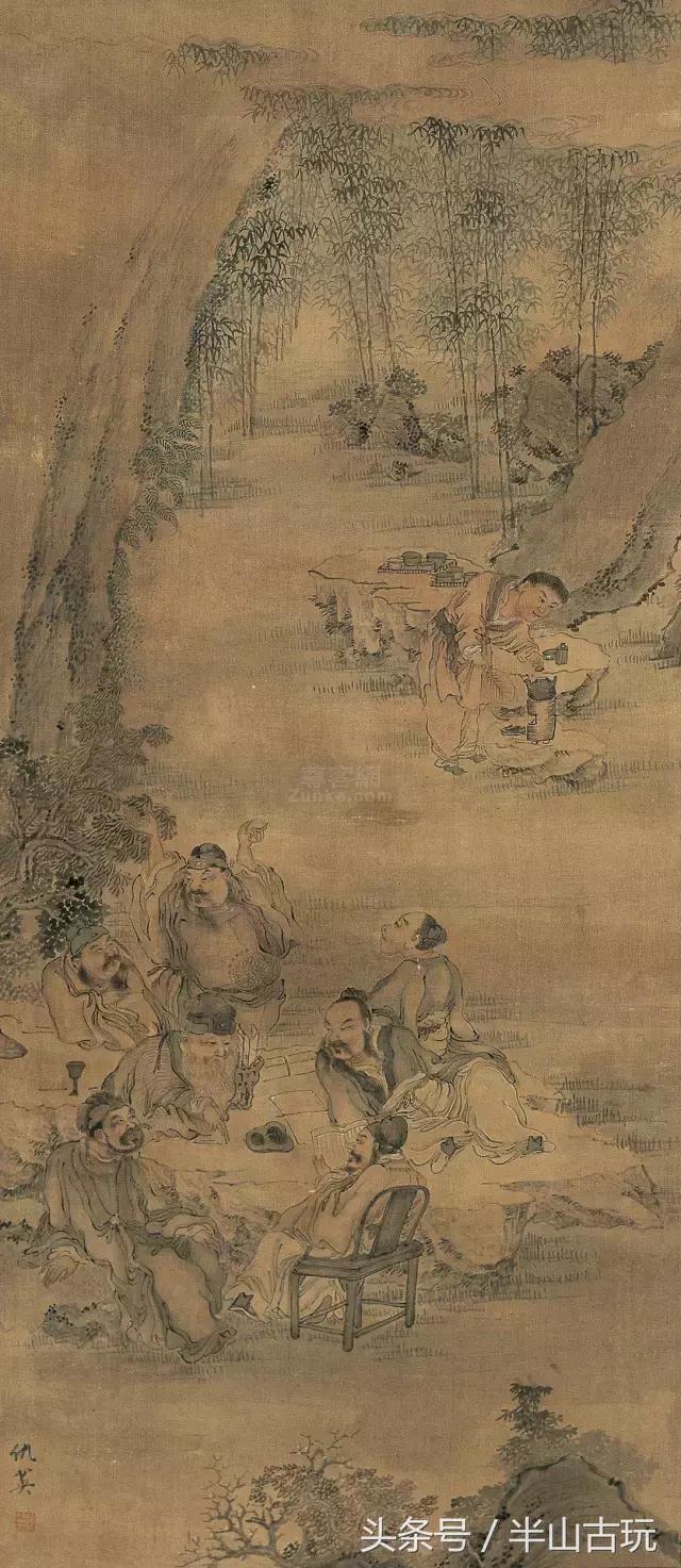 仇英作品全集100幅高清原图,仇英最全作品高清欣赏值得收藏