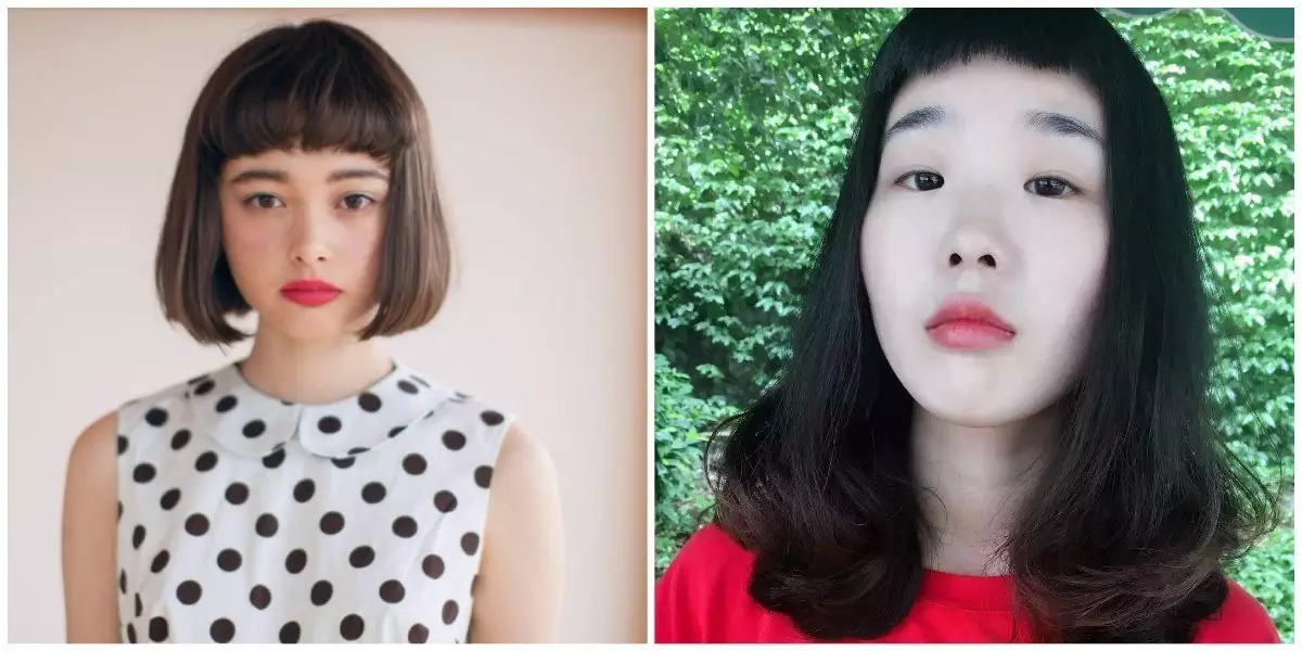 想象的发型和实际的发型对比图,发型真的很重要不同发型差距真大