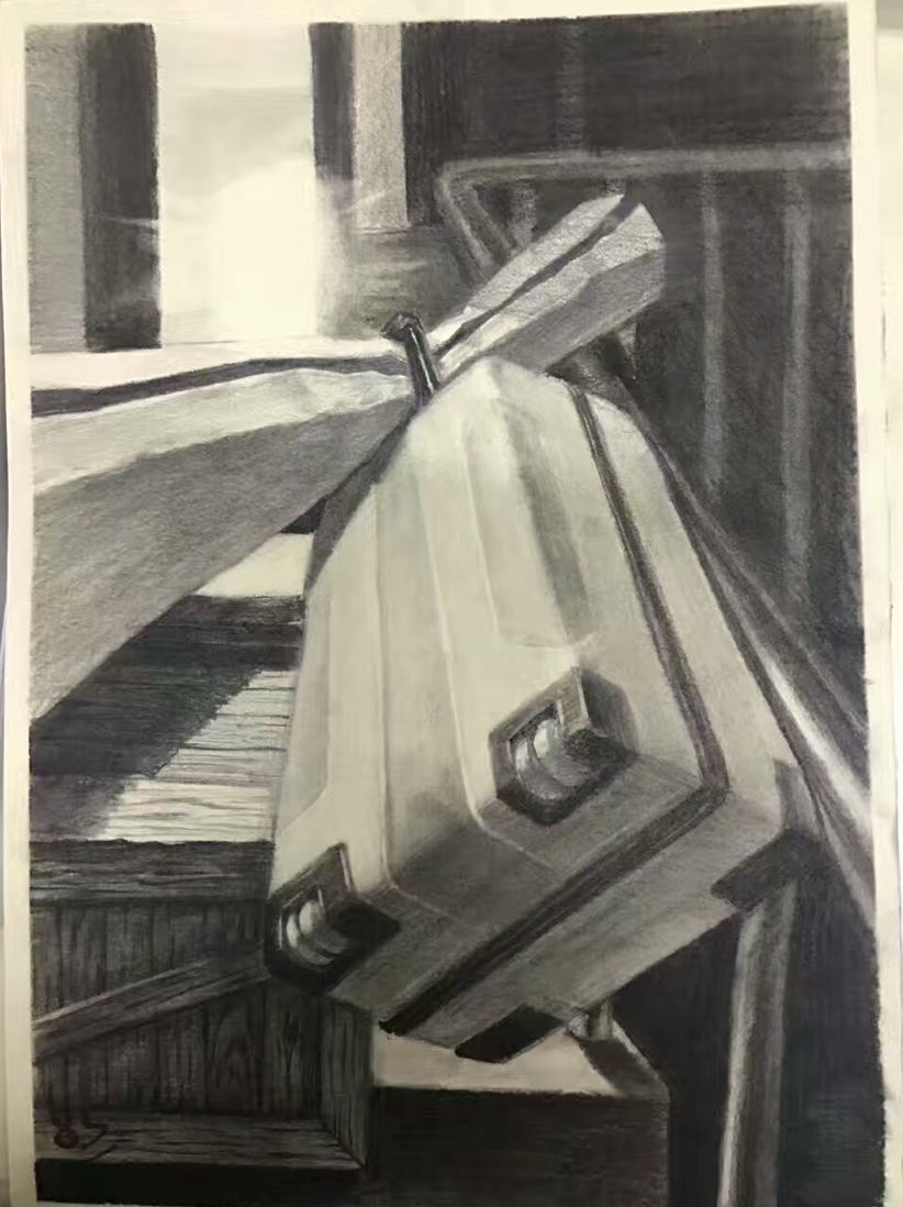 央美设计素描场景高分卷,央美设计素描作品优秀