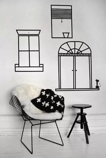 自家门口墙绘,一家房子墙绘