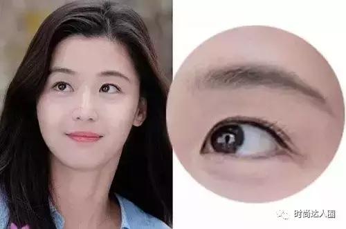 水雾眉型怎样画,大长脸怎么画出全智贤的粉嫩妆容