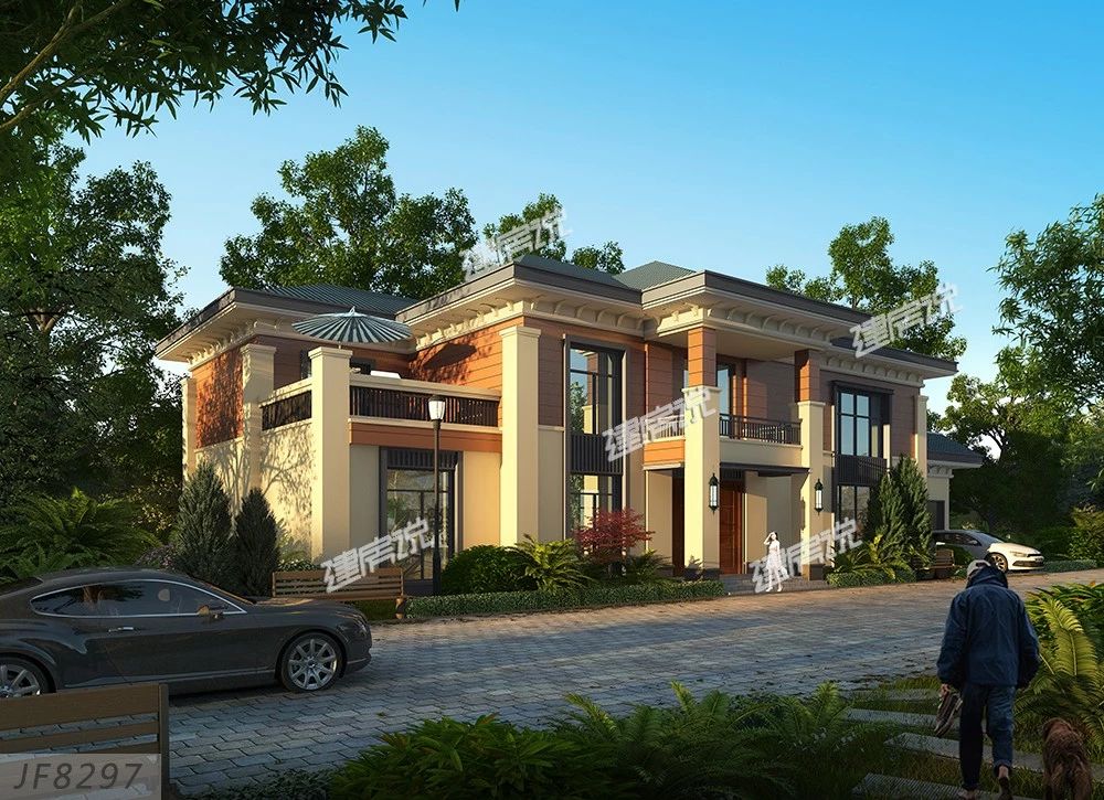 20万最新款二层别墅效果图,2020款二层别墅20万