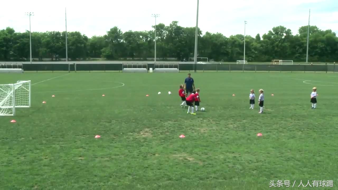 足球基础训练3-7岁,儿童足球青训教学视频