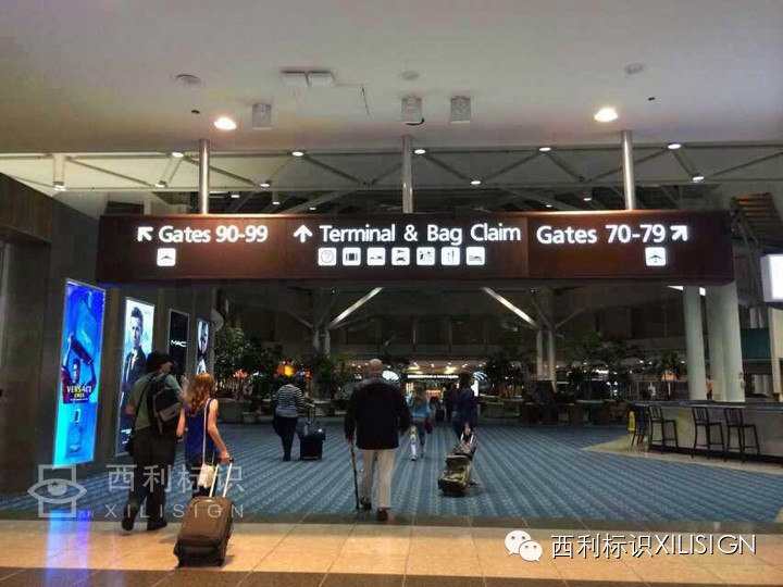 空港观察郑州,航站楼设计标识