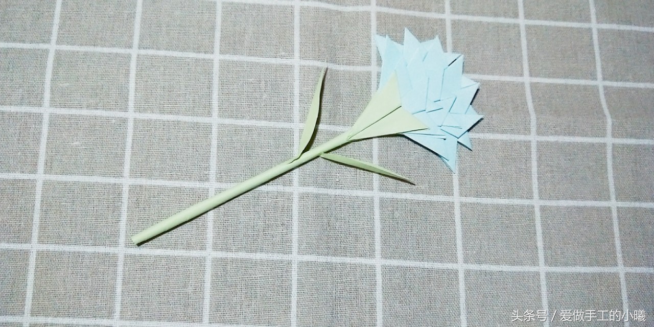 立体花朵折纸教程康乃馨,花朵折纸教程
