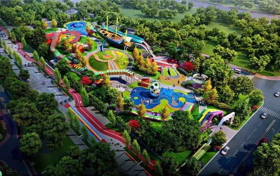 天鸿公园大道二期,天鸿公园大道侧规划