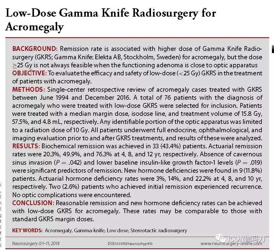 伽玛刀治疗垂体瘤,伽玛刀放疗治疗垂体瘤